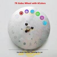 } {:“{ 1ชิ้น Gobo Wheel ใหม่ที่มีสี Gobo สำหรับ5R 7R คานไฟหน้าเคลื่อนไหวแทนที่ล้อสีหลายสีโกโบ