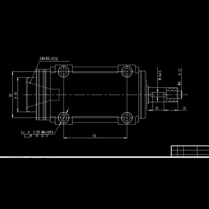 1-5kw-2hp-bt30-3000-8000rpm-power-head-power-unit-1500w-machine-tool-spindle-head-for-boring-milling-cutting-machine