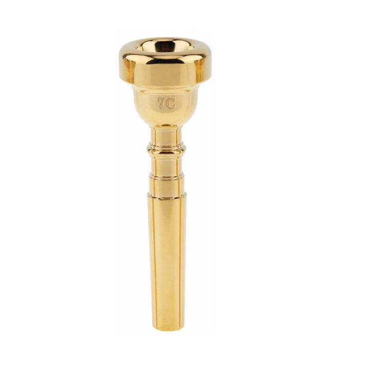 Adore Pro Trumpet Mouthpiece 7C Brass GoldPlated Classic Medium Wide