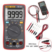 Digital Multimeter AN8008 True-RMS Digital Multimeter 9999 Counts Square Wave Voltage Ammeter Voltage Capacitor Power Meter Test