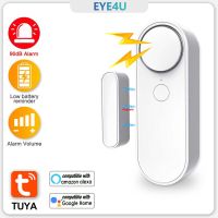 Tuya Smart WiFi Door Sensor Door Open / Closed Detectors Wifi Window Sensor APP Notification Alert/Sound Security Alarm Alexa Household Security Syste