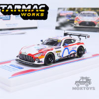 Tarmac Work 1:64 MB GT3โรงอาบน้ำ12hr 2022รถโมเดล Diecast แข่งไม้ไผ่งานฝีมือ