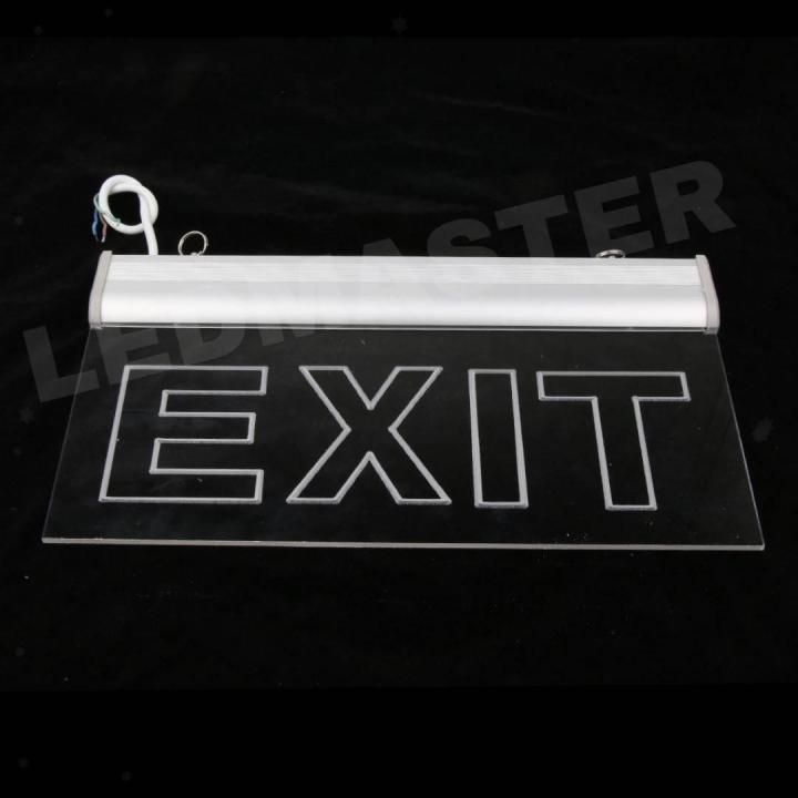 led-exit-light-acrylic-single-face-ป้ายไฟทางออก-led-ชนิดป้ายอะคีลิคพื้นใส-1-ด้าน-ข้อความ-exit-ป้ายทางหนีไฟสามารถสำรองไฟ-3-5-ชม-มาตรฐานมอก-1955-ชนิดเเขวน-ชนิดลอย-220v-จำนวน-1-ป้าย