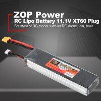 ELEC ZOPกำลัง 11.1V 5000mAh 60C 3S 1P LiPoแบตเตอรี่XT60 ปลั๊กสำหรับโดรนอาร์ซีรถเรือ