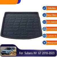 แผ่นท้ายรถยนต์สำหรับ Subaru XV อุปกรณ์เสริม C Rosstrek GT MK2 2018 ~ 2023 2022รถด้านหลังเสื่อลำต้นชั้นถาดบูต Pad อุปกรณ์รถยนต์