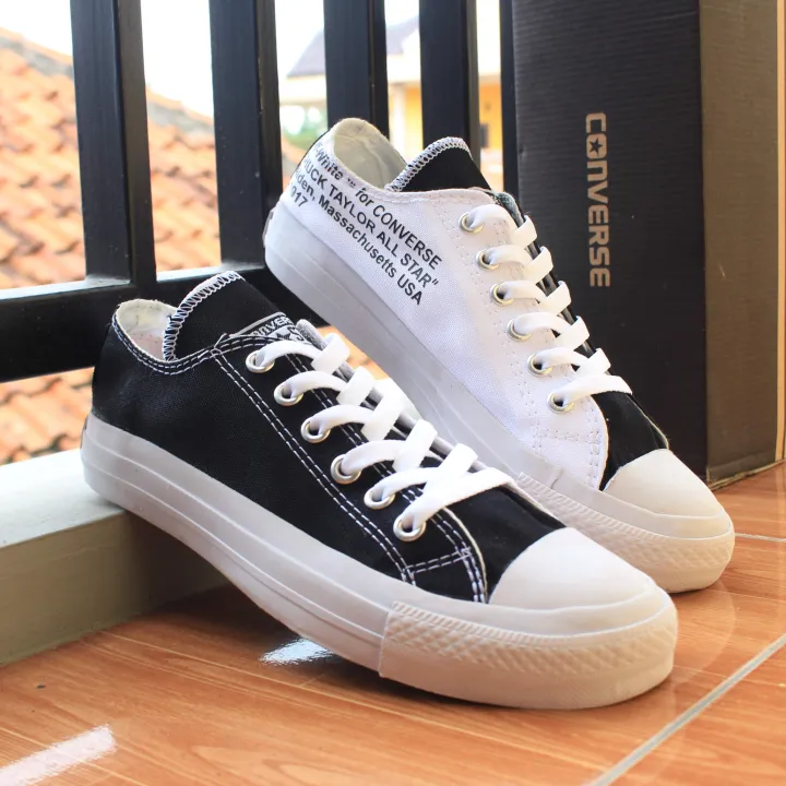 all star off white black