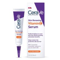 CeraVe Skin Renewing Face Serum with Vitamin C and Hyaluronic Acid 1 oz (30 ml)