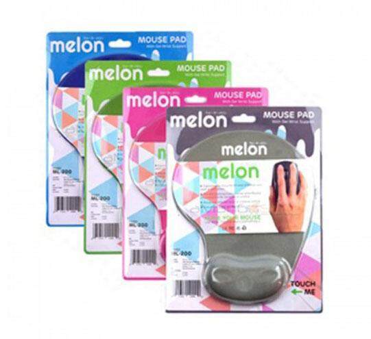 melon-แผ่นรองเม้าส์พร้อมเจลรองข้อมือ-mouse-pad-with-gel-wrist-support-รุ่น-ml-200