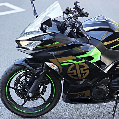 Motorcycle Sticker Car Pull Decal Film Engraving Decoration to Refit the Whole Car for KAWASAKI NINJA400 small version