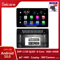 Seicane 10.1 นิ้ว 2.5D QLED Touch Screen Android12.0 หัวหน้าหน่วยเครื่องเล่นวิทยุ 2021 TOYOTA RAIZE/ PERODUA ATIVA GPS นำทางบลูทู ธ ระบบเสียงรถยนต์สนับสนุน Mirror-Link 4G WiFi