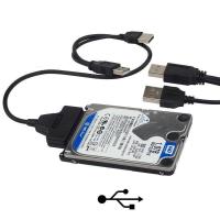 【COOL】 al rehman trader. USB 2.0เป็น SATA 22 Pin 7 + 15 Pin สายอะแดปเตอร์สำหรับ2.5 "นิ้วฮาร์ดดิสก์ HDD