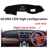 TAIJS แผงควบคุมรถปก Dash Mat สำหรับ ACURA CDX การกำหนดค่าสูงขวามือไดรฟ์อัตโนมัติลื่นสีอาทิตย์แผ่นพรม