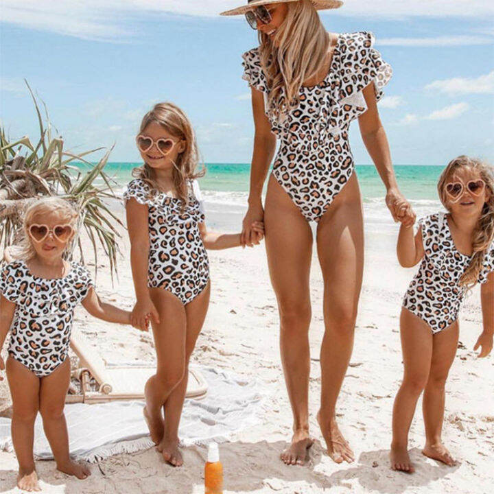 Matching Family Bathing Suits For Mom and Daughter Swimsuits