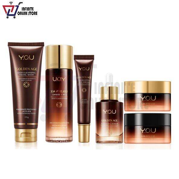 Y.O.U YOU Golden Age Series Skincare Products (Cleanser / Essence