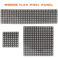 Matrix SK6812 WS2812B Panel Flexible 5050 RGB 8x8 8x32 16x16 Pixels Digital Sreen Display Light GyverLamp SP107E LC1000A Kit