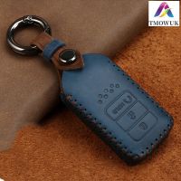 ▨☌◑ For Honda Civic HR-V CR-V Accord Jade Crider Odyssey 2015- 2018 Remote Protector Leather Car Flip Key Cover Case Suitable