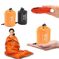 Emergency Sleeping Bag Outdoor Portable PE Aluminum Film Emergency Tent Insulation and Damp Proof Pad Sunscreen Reflective Bag