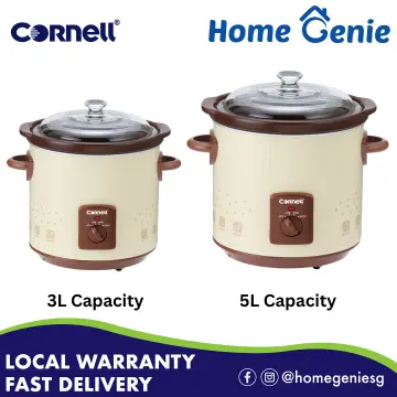 Cornell Electric Slow Cooker 3L Ceramic Pot CSCD35C - Amtek Marketing  Services Pte Ltd