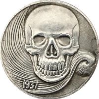 【CW】 1937 Souvenir Coins Collectibles Antique Metal Commemorative Hobo Coin Copy New Year Gifts