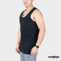 GALLOP : Mens Wear เสื้อกล้าม Tank Top รุ่น GTT9000 สี Super Black - ดำ / ราคาปกติ 590.-