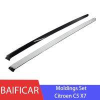 Baificar Brand New Front Windshield Side Moldings Set Exterior Window Trim Strip 8120Y9 8120Y8 For Citroen C5 X7