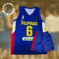 เสื้อเจอร์ซีย์และกางเกงขาสั้นบาสเก็ตบอล GILAS PILIPINAS พิมพ์ระเหิดได้อย่างอิสระ