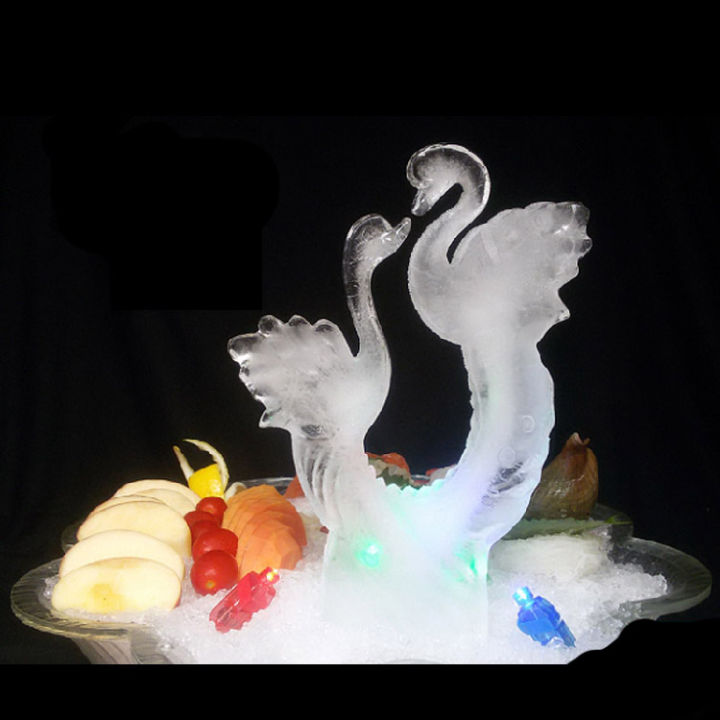 silicone mold Ice sculpture mould ice cube diyMalone carp phoenix Swan  Hourglass castle sailing blessed coco sea fish Bride
