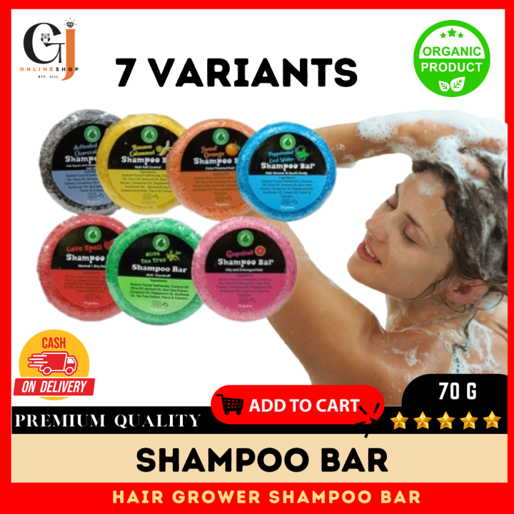 BRYEL'S CARE SHAMPOO BAR Hair Repair anti Dandruff and Prevent Hair