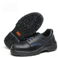 Size:39-44Mens safety shoes รองเท้านิรภัยผู้ชาย Menรองเท้าเหล็กต่อต้านการชนป้องกันการเจาะ