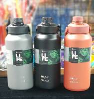 BEAR Tank 1.3L(Sus316) กระบอกน้ำเก็บอุณหภูมิ Hot&amp;Cold สี Powder coat มีหลอดและหูหิ้ว