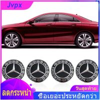 4Pcs 75Mm Autoศูนย์ล้อรถดุมล้อจานครอบกระดุมล้อครอบคลุมตราสัญลักษณ์รถสำหรับ Benz