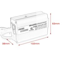 AM 500 W Dc To Ac Power Converter Dc 12 V To 110 V 220 V Ac อินเวอร์เตอร์พร้อม Dual Usb สําหรับรถยนต์