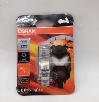 หลอดไฟหน้า หลอดไฟหน้าแป้นเล็กLED (T19)OSRAM LED  สำหรับมอเตอร์ไซค์  งานเกรดA หลอดไฟหน้ามอร์เตอร์ไซค์