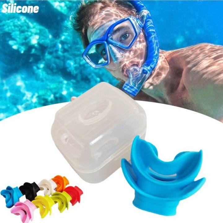 Silicone Snorkel Regulator Mouthpiece Scuba Diving Tube Mouthpiece