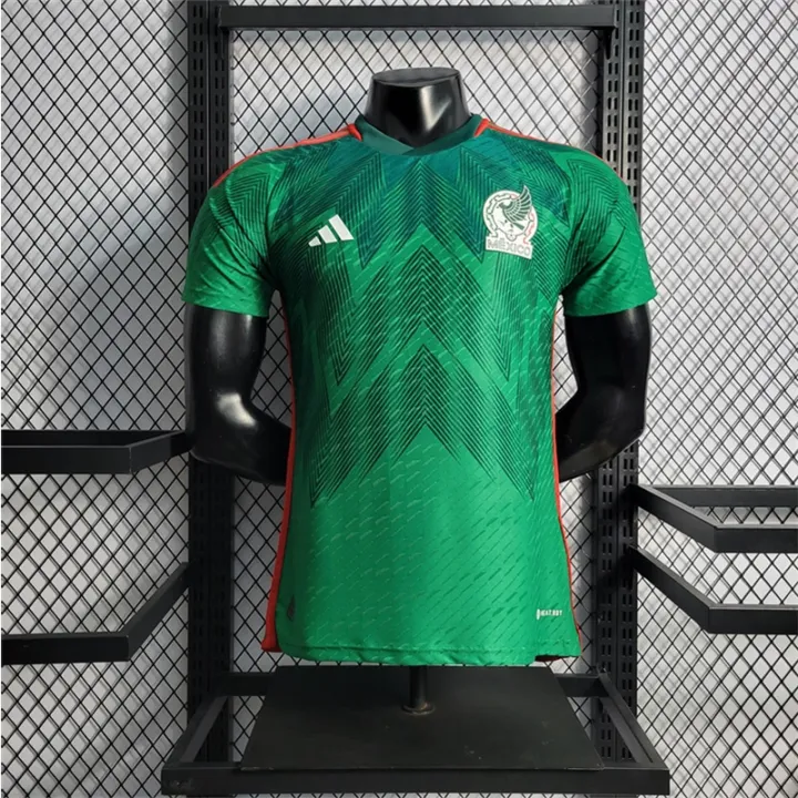 Popular Player Version 2223 Mexico Home Football Uniform Tops Ready