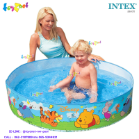 Intex ส่งฟรี สระขอบตั้ง หมีพูห์ 4 ฟุต (1.22x0.25 ม.) รุ่น 58475