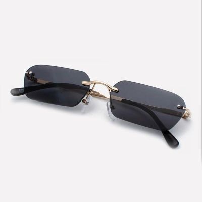 New Retro Sunglasses Men Brand Designer Classic Small Square Sun Glasses 2021 Women Vintage Metal Frame Black lens Eyewear UV400