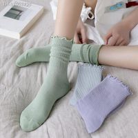 ✌♀✥ Fashion lace ruffled soft cotton female socks top quality spring and summer cute socks sweet princess girls comfortable cute fri