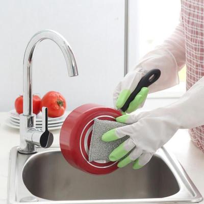 Rubber Latex Long Washing Gloves Kitchen Dish Home Household Housework Cleaning Safety Gloves