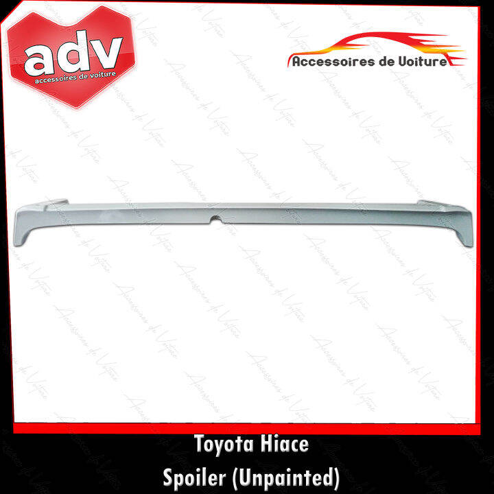 Toyota Hiace 2019-2021 Rear High Window Roof Spoiler (Unpainted ...