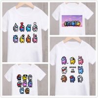 Among Us Bt21 Print T-shirt Children Boys Girls Fashion Tops Tshirt Among Us Bts Tops Tee