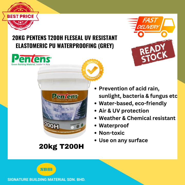 Pentens ® FLESEAL T-200H UV Resistant Elastomeric PU Waterproofing ...