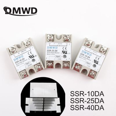 【Worth-Buy】 รีเลย์แบบทึบ Ssr-10da 10a Ssr-40da Ssr-25da 40a 25a 3-32V Dc ถึง24-380V Ac 10da 40da 25da