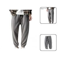 Casual Fabulous Mid Waist Male Trousers Leisure Male Trousers Solid Color for Work