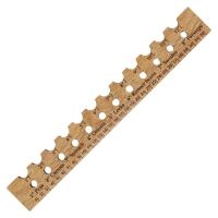 Planting Ruler and Dibber Wooden Planting Spacer Template Tool Wood Plant Plants Spacing and Interval Ruler Gardening Tool for Outdoor Raised Garden Bed adaptable