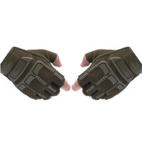 1 Pair Half Finger Sports s Protective Silicone Gasket Wear Resistant Anti Slip Cycling Fitness Tactical Wrist Support