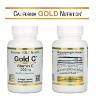 California Gold Nutrition, Gold C, Vitamin C, 1,000 mg, 60 Veggie Capsules