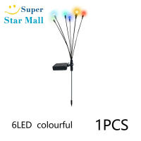 Supermall กลางแจ้งโคมไฟสวนพลังงานแสงอาทิตย์ Ip65กันน้ำที่มีสีสันโยกแสงสำหรับลานลาน P Athway ตกแต่ง