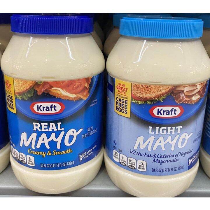 KRAFT Real Mayo Light Mayo Olive Oil Mayo 887ml Lazada PH