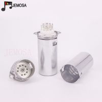 Special Offers 1PC 9Pin Tube Socket Ceramic With Aluminum Shield GZC9-F-B-55 For EL84 6922 12AX7 12AU7 ECC83 ECC82 EL84 6922 Vacuum Tube Amplif